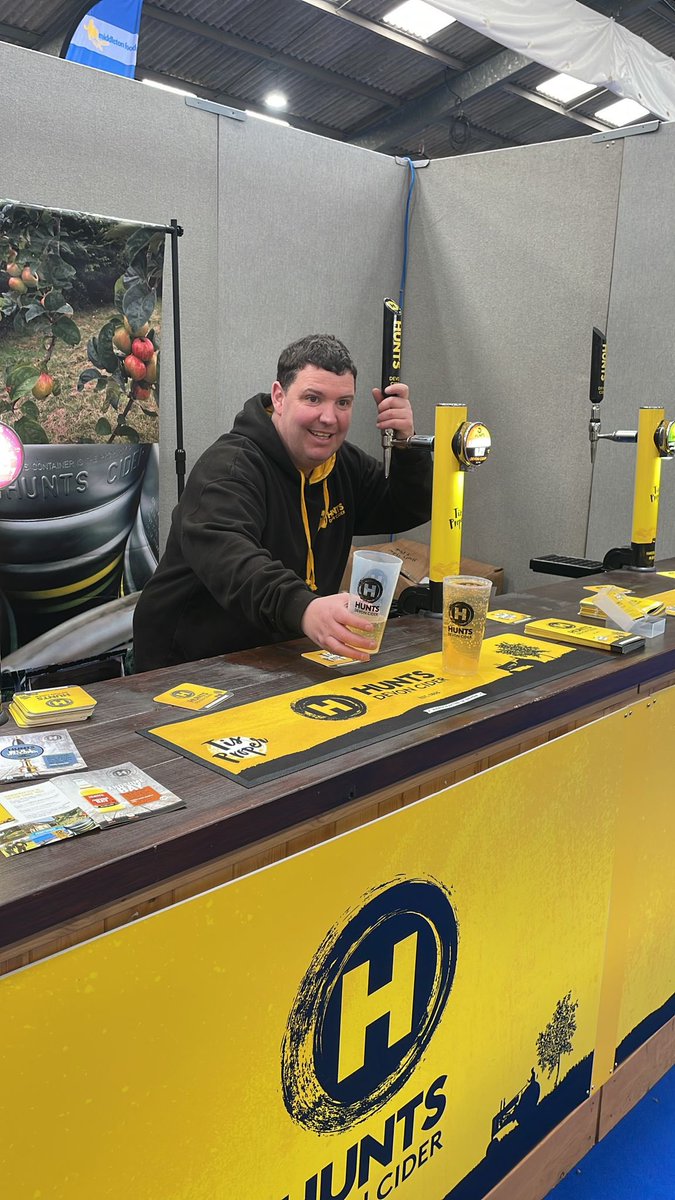 The Team have been busy setting up <a href="/expowest_uk/">Expowest Cornwall</a>  today ready for a big couple of days at a trade show across the Tamar!
#huntscider #tisproper #haveahunts #tradeshow #expansion #newbusiness #growth #familybusiness #cider #workingtogether #fooddrinkdevon #devoncider #growyourown