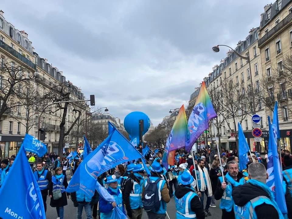 leparisiendu92's tweet photo. Acte 6 réussi, toujours mobilisés contre cette réforme #retraites injuste, dure et inutile. #reformedesretraites #unsa #UnsaAp @BucheronsParis @urifunsa @UnsaFP @FedUNSATer @UnsaAP @UNSA_officiel @AntoineGuillou https://t.co/OFptwjhAGO