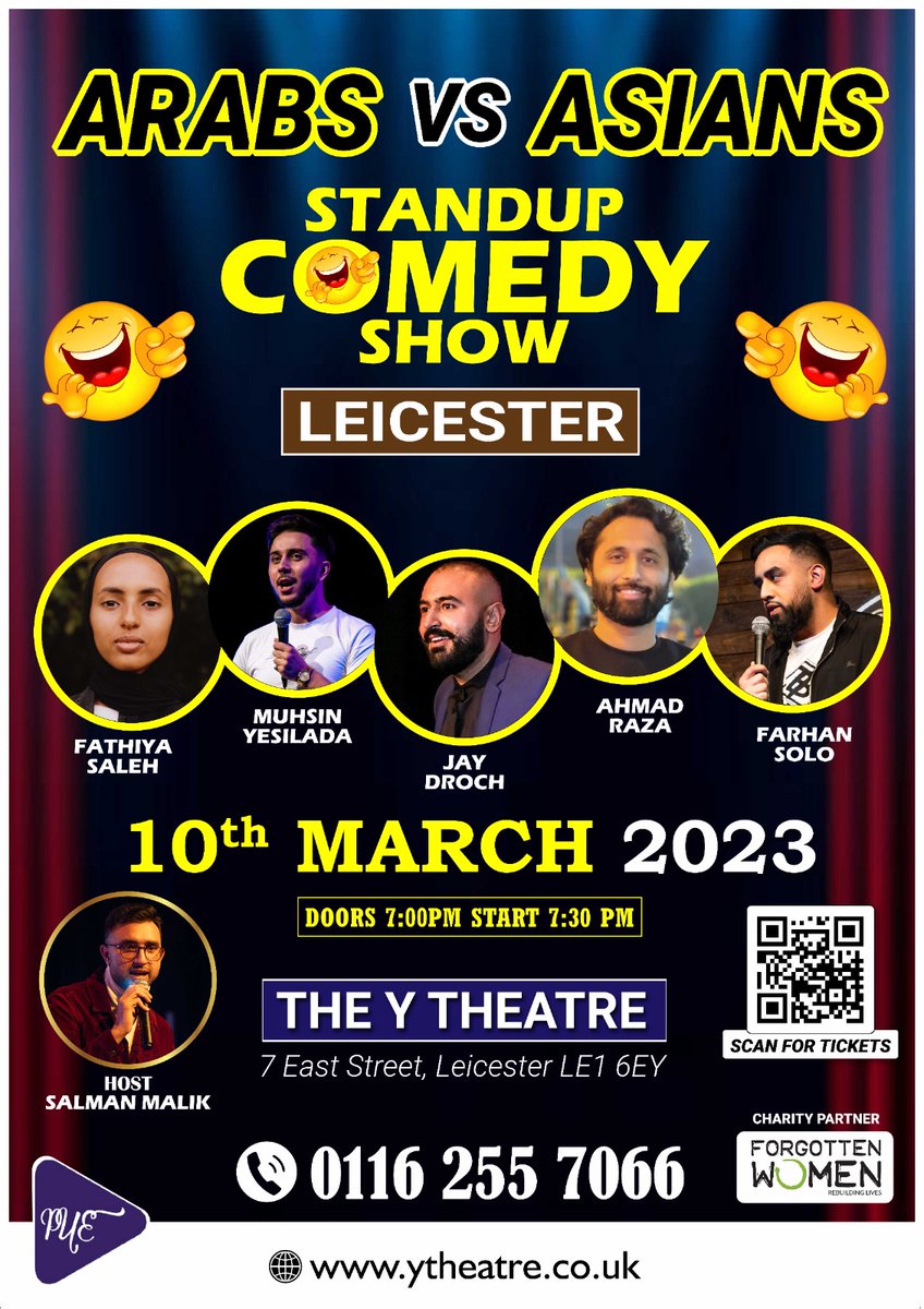 LEICESTER 10/03 #leicester #birmingham #brum #comedy #standup #comedian #friday #march #event #funny #jokes #joker #comedians #brum #westmidlands #Midlands #uk #laughs #fun #brummie #desi #British #punjabi #funnybrummie