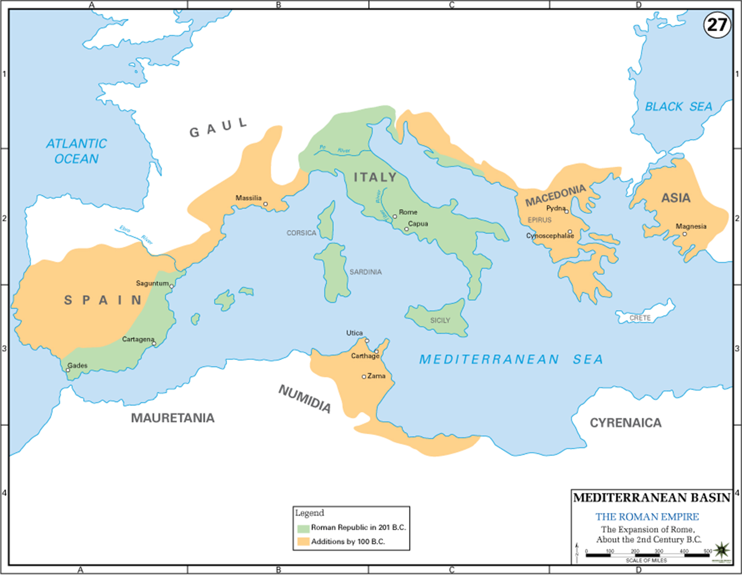 The Greek historian Polybius, who lived in the 2nd century BC, wrote a history of the Roman Republic