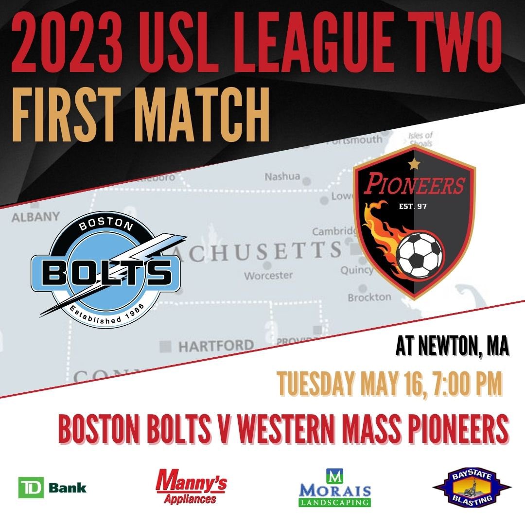 WMassPioneers's tweet photo. Today is Tuesday! 🗓️ and our first game of the season will also be on a Tuesday. On MAY 16 our way begins in the @USLLeagueTwo 🔜⚔️ https://t.co/lkCKFeVeDs