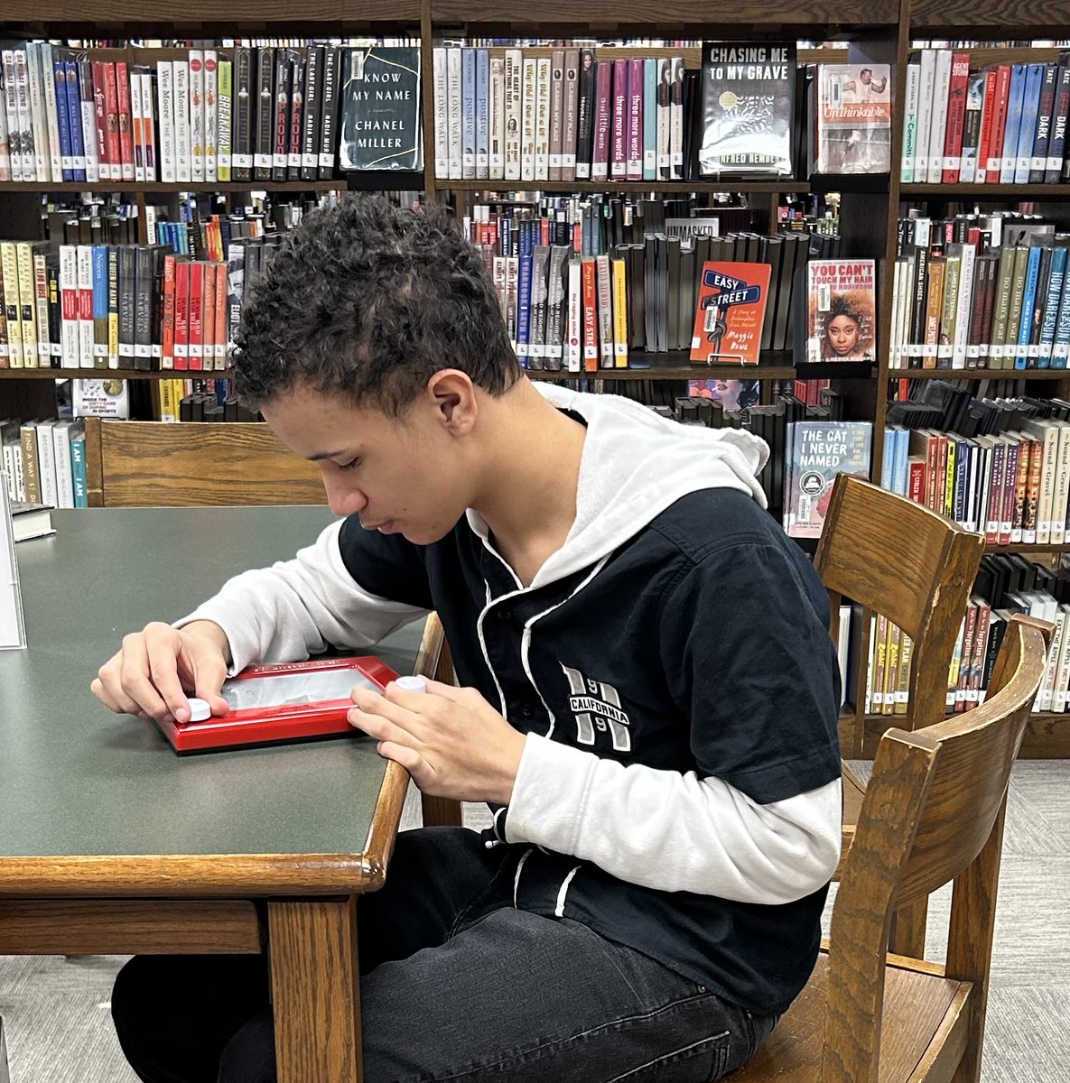 HoltLibrary's tweet image. #TeenTech is off to a good start. Time to unplug &amp;amp; have fun: play a game, build with Legos, create with pipe cleaners. What will you do? #WSDLibraries