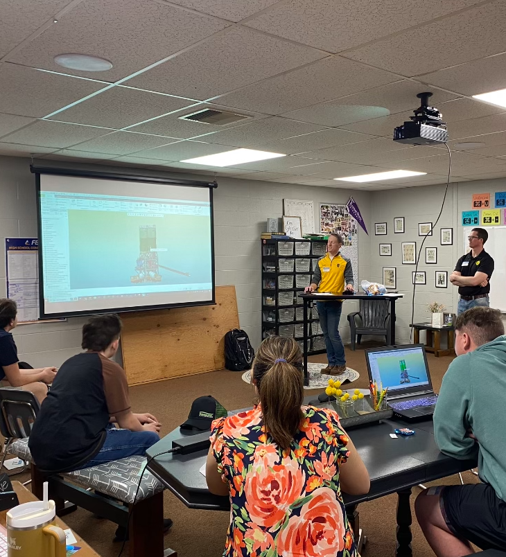 Madison Junior Senior High School held their annual Career Fair on Monday, March 6th.  Twenty-three career presenters, featuring numerous MHS graduates, were on hand to share their professions with students.