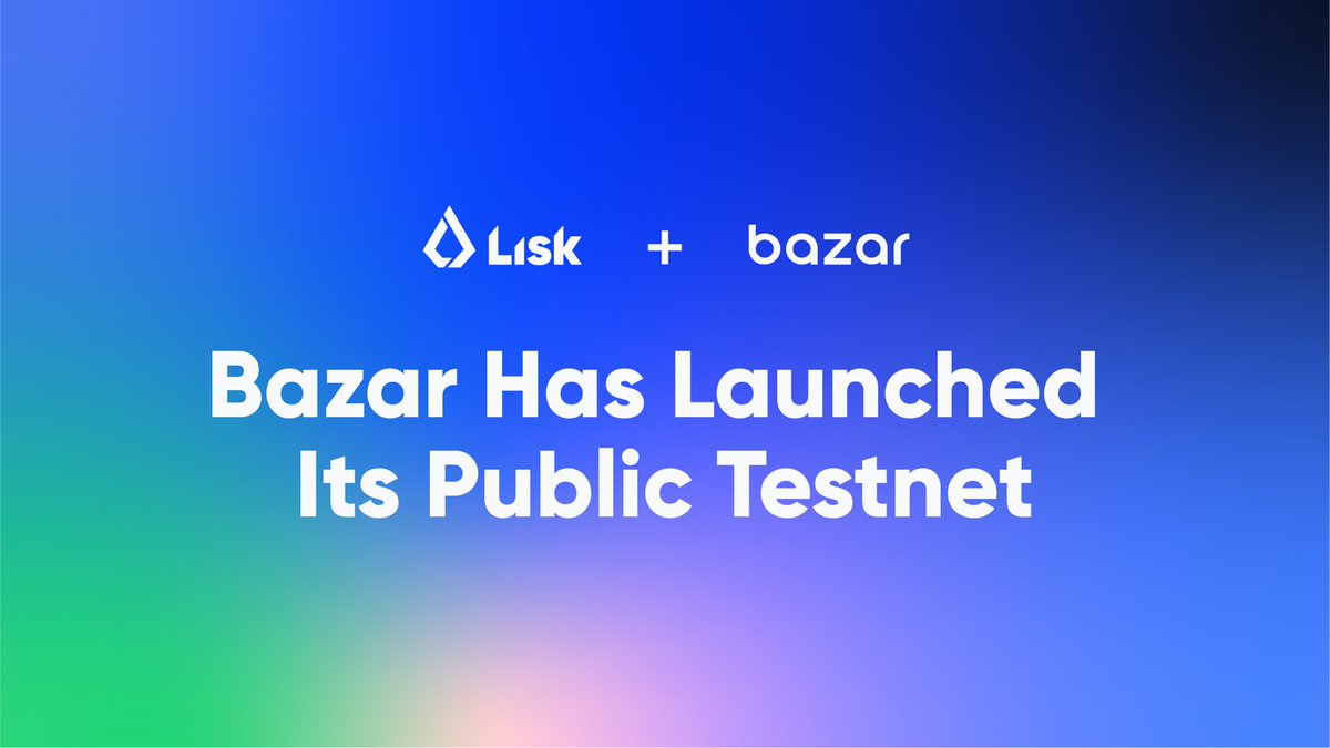 Lisk tweet media
