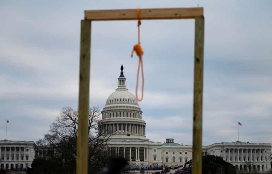 NBC News is right. Tucker Carlson's airing of Putin approved #J6footage and claims that the insurrection was a peaceful gathering is bullshit. Nothing screams 'peaceful gathering' quite like erecting a noose before touring the Capitol building.🙄 #ProudBlue #FoxNewsIsNotNews