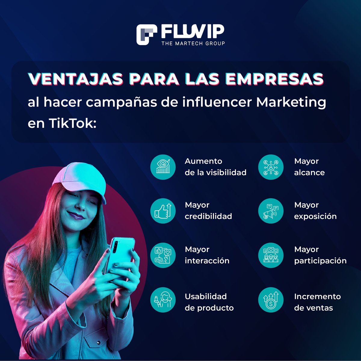 Ventajas de hacer tus campañas de Influencer Marketing en TikTok.

#influencer #influencermarketing #socialmedia #tiktok #Tiktok #branding #brandingtips