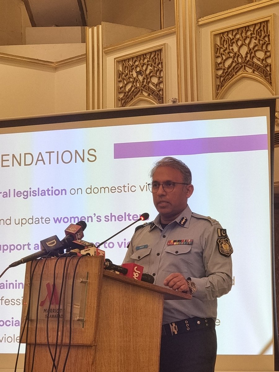 Thank you to the wonderful speakers who spoke on Domestic Violence at the launch of <a href="/nchrofficial/">National Commission for Human Rights</a> policy brief. <a href="/sherryrehman/">SenatorSherryRehman</a> <a href="/ShaziaAttaMarri/">Shazia Atta Marri</a> <a href="/ICT_Police/">Islamabad Police</a> <a href="/unwomen_pak/">UN Women Pakistan</a> &amp; Chief Justice FSC.