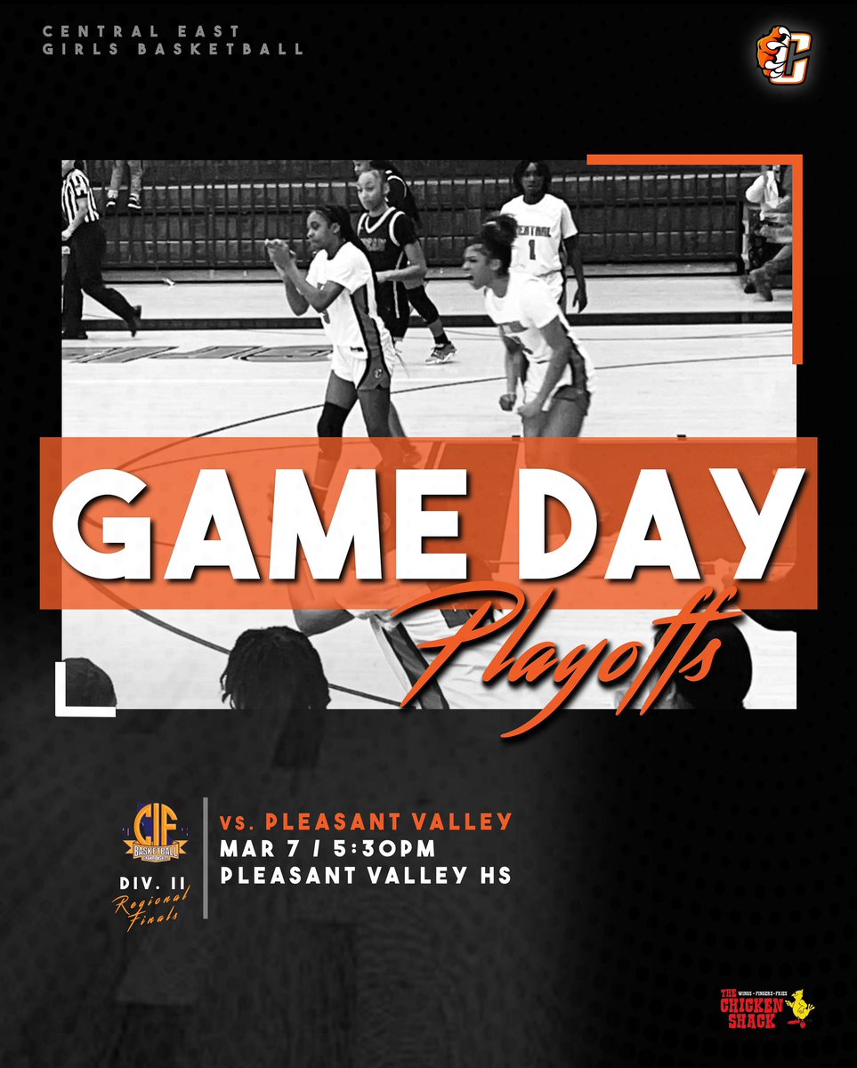Business trip 💼
Tonight we look to close the deal in Chico.

🆚 #2 Pleasant Valley Vikings
📍 Pleasant Valley High School (Chico, CA)
⏰ 5:30pm
🎟️ GoFan