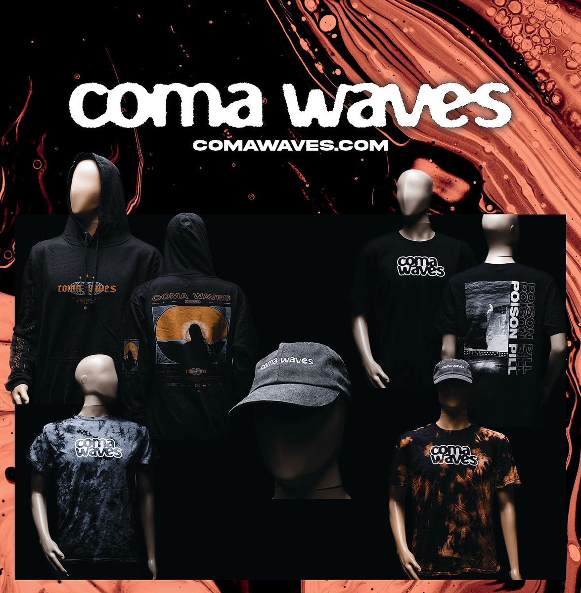 ComaWaves's tweet photo. Merch available now

https://t.co/N17mSaMdDW https://t.co/QqCTuEUY3c
