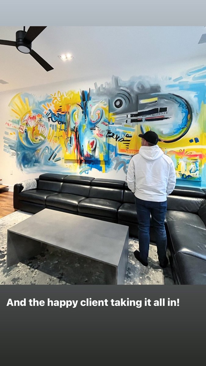 Added some colour to a living room in Woodbridge.