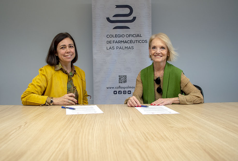 coflaspalmas's tweet photo. El @coflaspalmas y @atlantic_school renovaron ayer el acuerdo para facilitar el estudio en el centro escolar de los hijos e hijas de los colegiados. Juani Guerra, directora, y @loretogomezguedesc, presidenta, fueron las encargadas de rubricar el documento.
#COFLP #convenio https://t.co/8mHifrjwg4