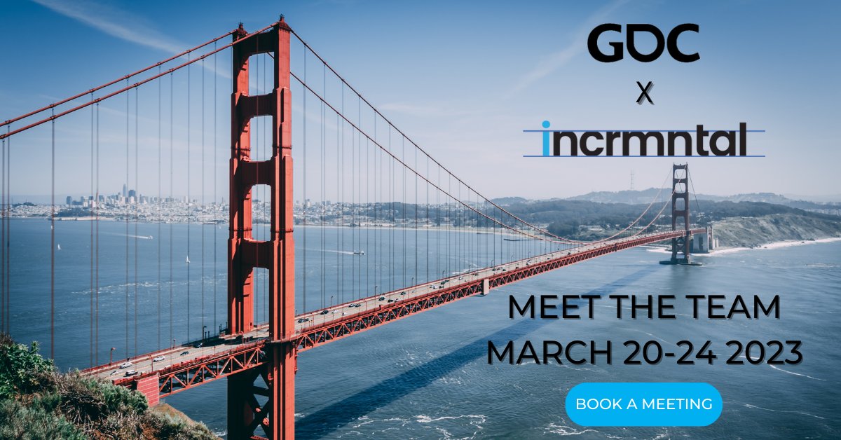 incrmntal's tweet image. San Francisco here we come! We are excited to be attending GDC this month with our team. If you want to learn more about the Future of Measurement #PostIDFA #NoUserLevelData #IncrementalityMeasurment and more. 

Don't be shy and let's chat! 

hubs.la/Q01D-7Mf0

#GDC2023