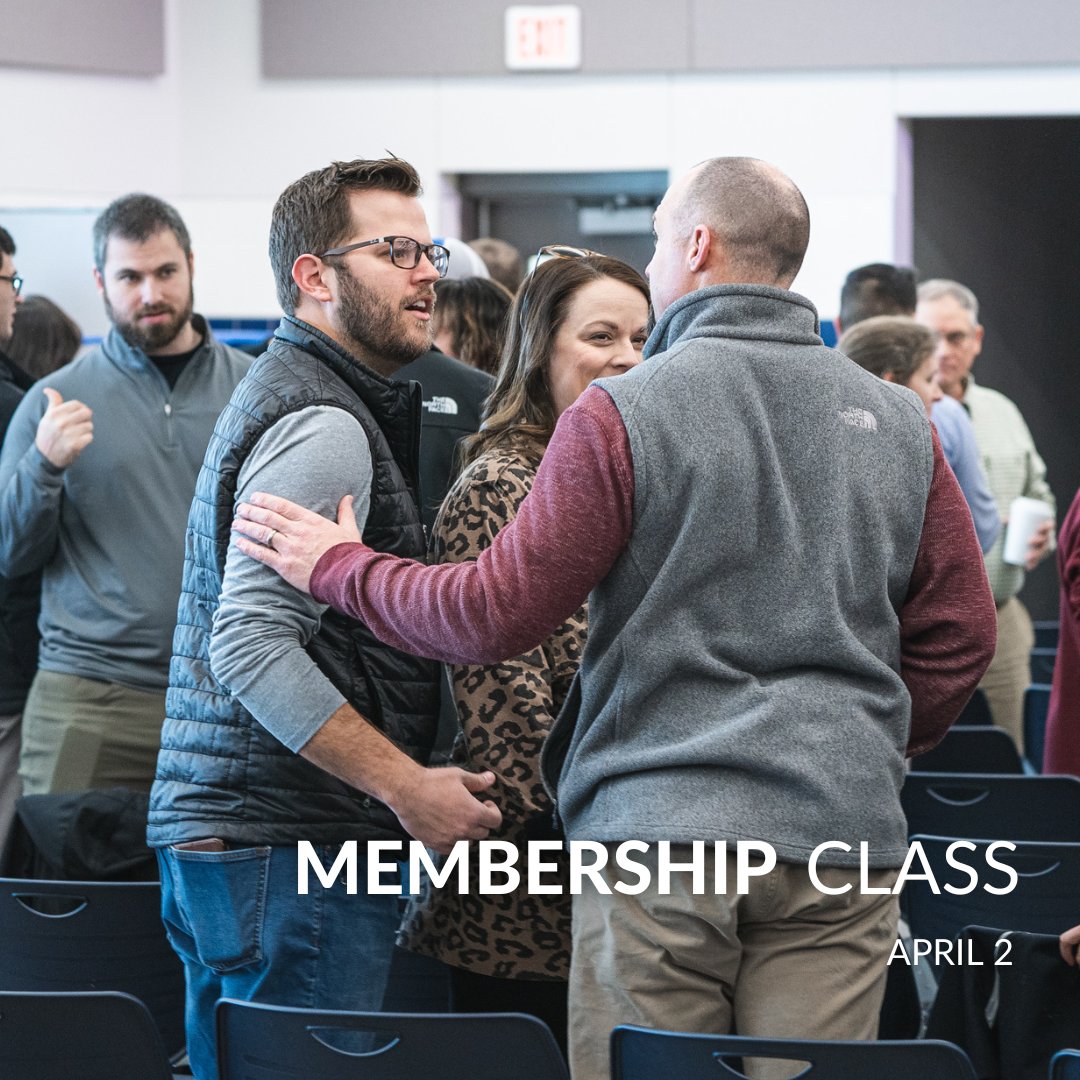 TrailsChurchTX's tweet photo. Have you been attending The Trails and want to learn more about what being a church member looks like? Join our next Membership Class and learn why we believe membership to the local church is meaningful.

April 2 • 1-3pm
Register on our website. https://t.co/Q4A5gz8e4T