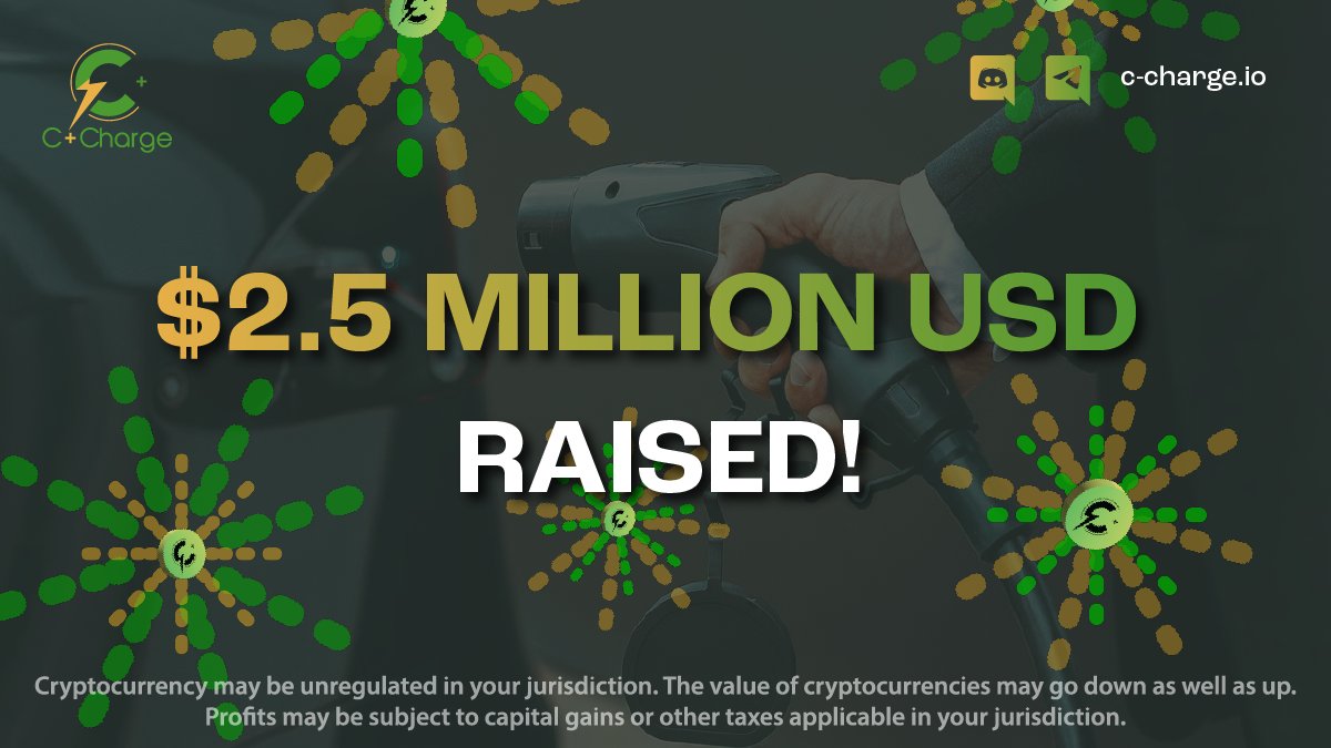 C_Charge_Token's tweet photo. 🎙ATTENTION

👏WE JUST PASSED THE $2.5 MILLION MARK👏

Things are speeding up🚀

HURRY!! Don’t miss your chance on this opportunity!

Join the #presale now ⬇️
https://t.co/ixe18bPqzI

#Crypto #Blockchain #ReFi https://t.co/9Q2pnzM6Pe