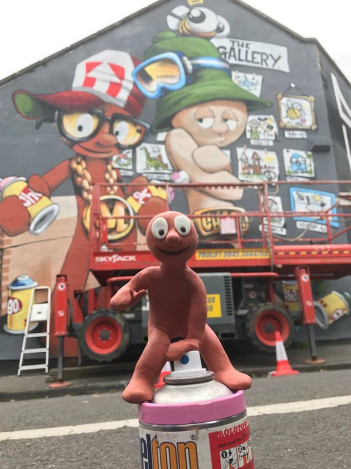 Cracking artwork Gromit!

Bringing Bristol's iconic dynamic duo to life, <a href="/aardman/">Aardman</a>'s Wallace and Gromit were painted by #Cheo and #Soker in an amazing collaboration with Yuzu Creative. And when Morph hit the big 4 0 #Cheo created an official portrait of the much-loved character...