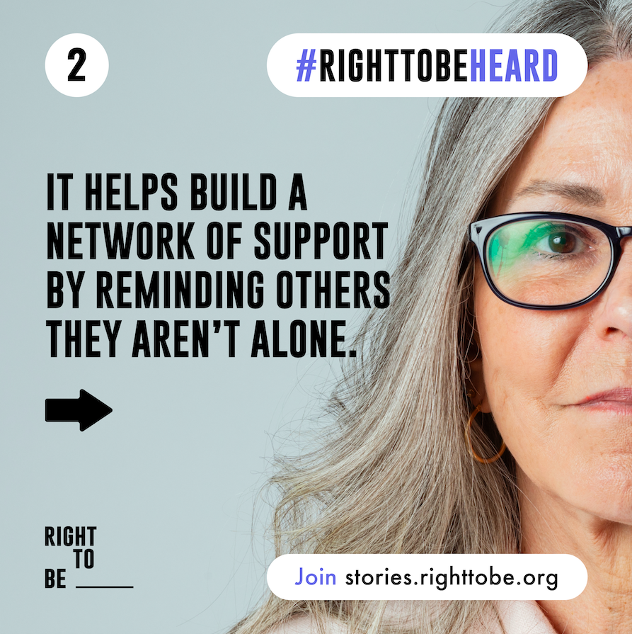 righttobeorg's tweet photo. We're encouraging you to share your story, and you may be wondering why you should. The truth is, there are many benefits to sharing your experiences, not just for yourself, but for others who may be in need. You're stronger with allies and supporters. https://t.co/dQvFKcIpHX https://t.co/vo90Qe6Nlb