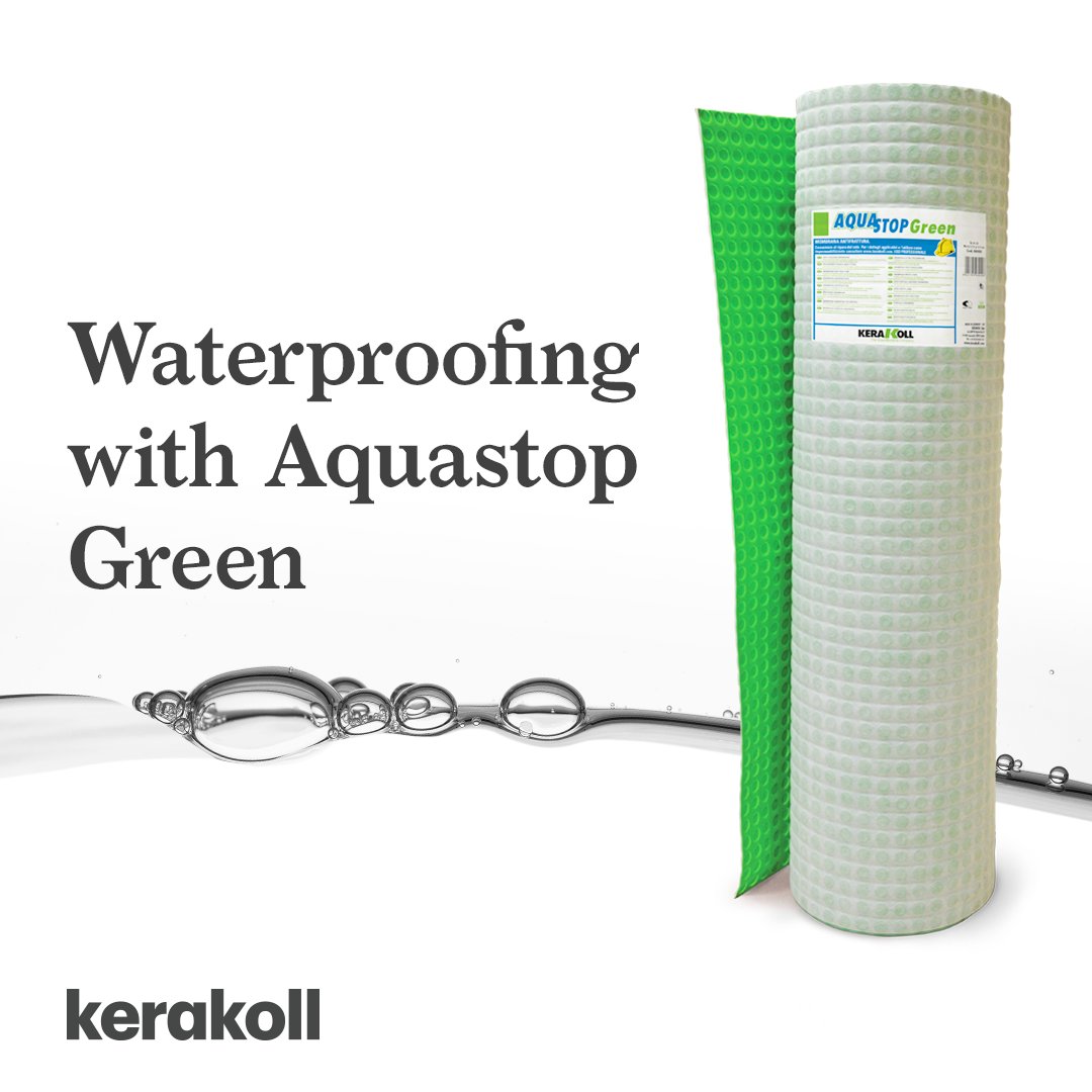 Paired with the Laminates No Crack and H40 Advanced, Aquastop Green revolutionises laying with applications that are usually impossible for mineral products. Find out more on our website.  #Kerakoll #uncoplingmembraine #waterproofingmembraine 
bit.ly/3L2lYR2