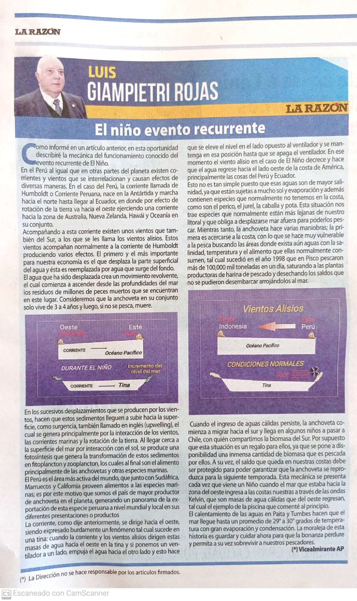 Ojalá que estén haciendo prevención ante otro posible Niño recurrente...
