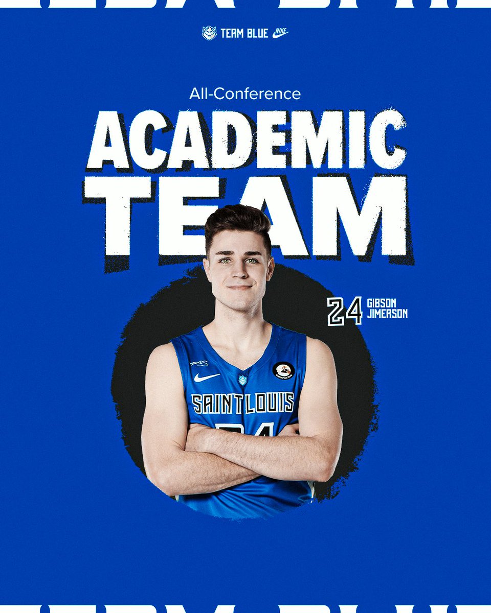 𝗔𝗹𝗹-𝗖𝗼𝗻𝗳𝗲𝗿𝗲𝗻𝗰𝗲 𝗛𝗼𝗻𝗼𝗿𝘀 @JimersonGibson has earned a spot on the All-Conference Academic Team! #TeamBlue #WinTheDay