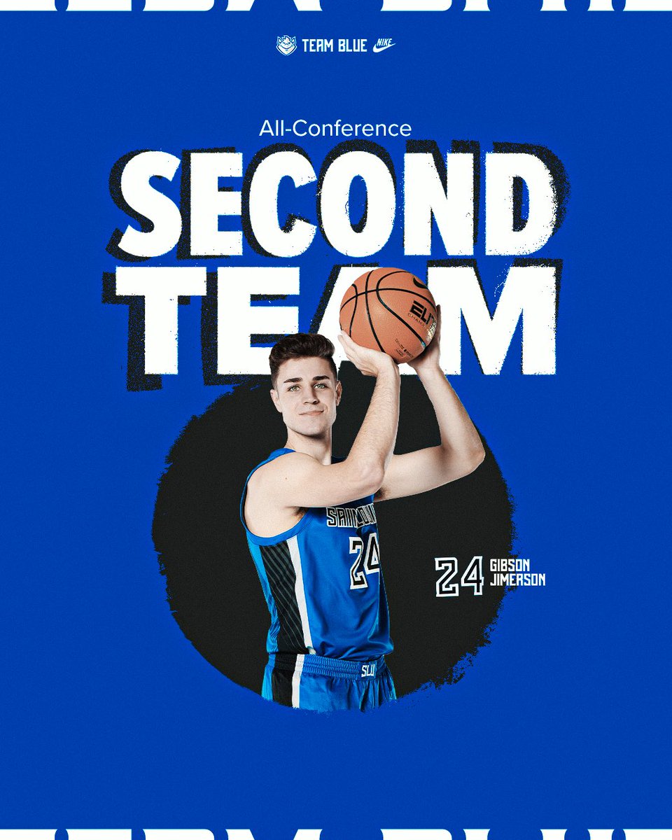 𝗔𝗹𝗹-𝗖𝗼𝗻𝗳𝗲𝗿𝗲𝗻𝗰𝗲 𝗛𝗼𝗻𝗼𝗿𝘀 @JimersonGibson is a member of the All-Conference Second Team! #TeamBlue #WinTheDay