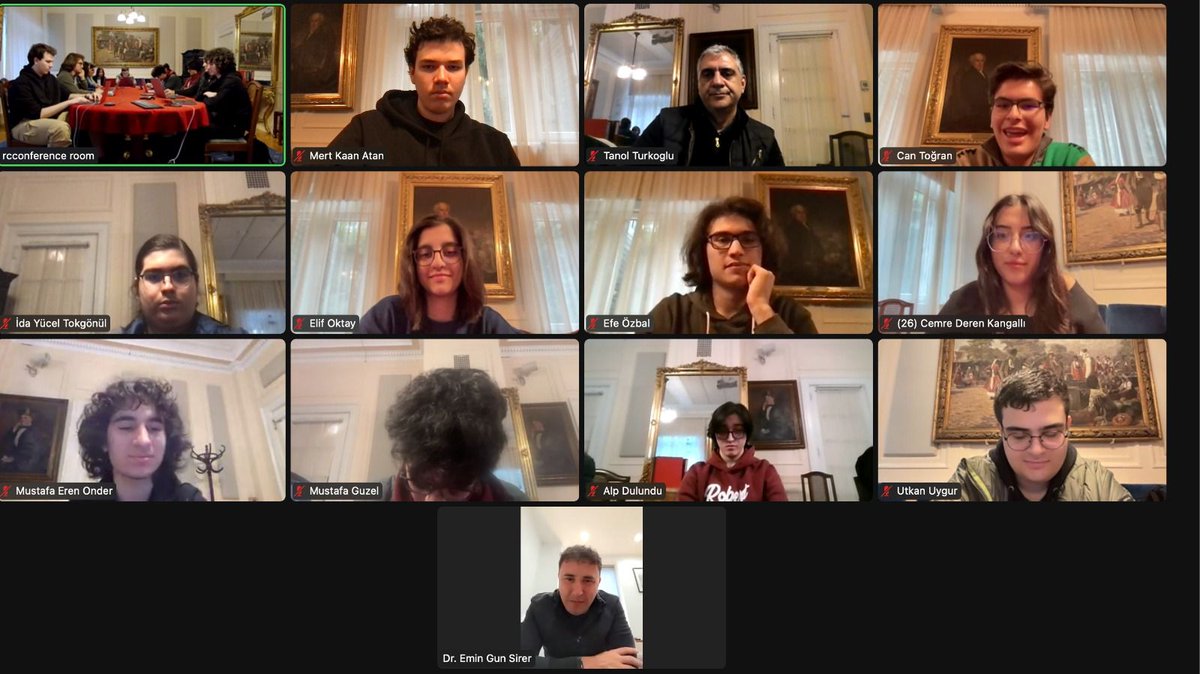 RC Blockchain (@rcblockchain) on Twitter photo Last week we met <a href="/el33th4xor/">Emin Gün Sirer🔺⚔️</a>, CEO of Ava Labs and an alumni of our school! Dr. Sirer shared his career story of CS and shared insights into his contributions to blockchain's development in its earliest years. We also discussed potential partnerships between AvaLabs and our club👀 Last week we met <a href="/el33th4xor/">Emin Gün Sirer🔺⚔️</a>, CEO of Ava Labs and an alumni of our school! Dr. Sirer shared his career story of CS and shared insights into his contributions to blockchain's development in its earliest years. We also discussed potential partnerships between AvaLabs and our club👀