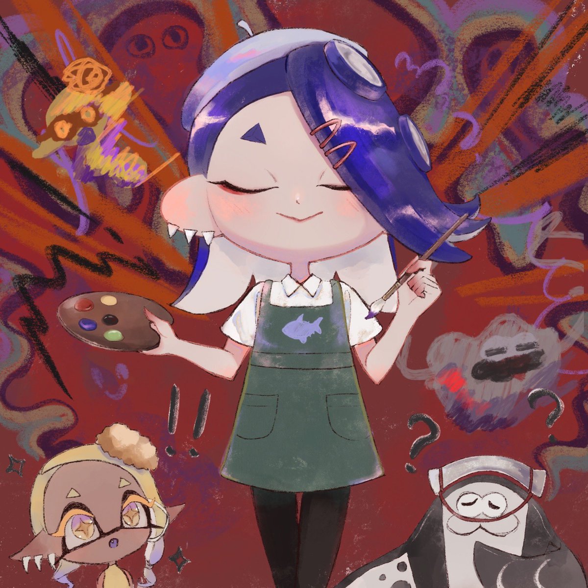 🎨フウカ画伯　#shiversplatoon