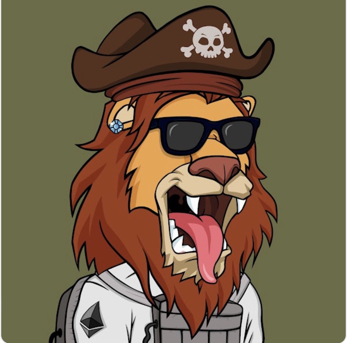BertoF6's tweet photo. @riveroctopus1 @LazyCrewGang LFG!! Space Pirate!! #ARGHHHHH I mean…#ROAR #LAZY @LLMoonPatrolNFT @LazyLionsNFT https://t.co/krXvgEZoKT