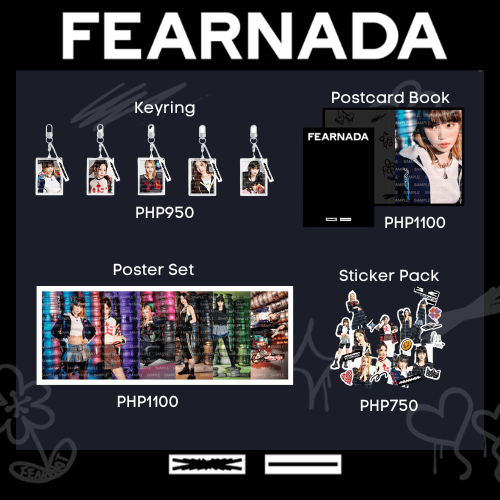 brokeklub's tweet photo. #BKPHPasabuy

WTS LFB | PH

LE SSERAFIM FAN MEETING ‘FEARNADA’ 
2023 S/S OFFICIAL MERCH. 

💸All prices on the photo below!

Will order direct from weverse~ 

Normal ETA
DOP: PAYO
MOD: ggx/sco/flashex

Reply "mine+item" to avail or DM us! Help RT besties! Thank you~ https://t.co/A7R9ieRvrI