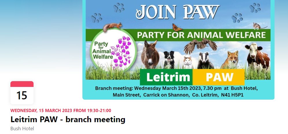 PartyForAnimalWelfare on Twitter: PartyForAnimalWelfare on Twitter: