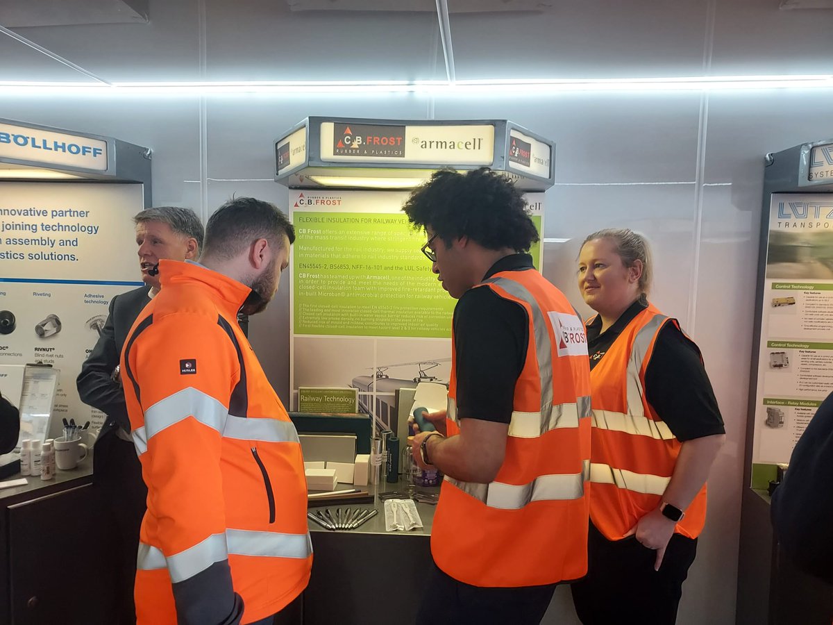 cbfrostco's tweet photo. The @railforum_uk Rail Industry Technology Roadshow starts today at Stadler Rail, Liverpool. Join us at our first open event at Pride Park, Derby, on Friday 10th March to meet the CB Frost team.
#BMGIndustryRoadshows https://t.co/UnY8U1wQvs