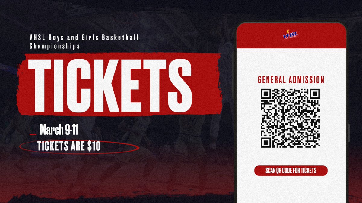 Tickets are on sale now for the VHSL State Basketball Finals at VCU. vcutickets.evenue.net/cgi-bin/ncomme…