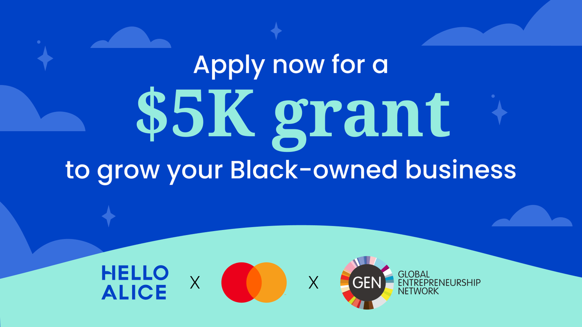 HelloAlice's tweet photo. Applications are open NOW for the Catalyst Fund.

Funded by @Mastercard &amp; presented in partnership with #HelloAlice &amp; @unleashingideas, this program offers $5K grants to drive your #smallbusiness forward!

Learn more &amp; apply BEFORE 3/31/23, at 6 p.m. ET.  https://t.co/c4jO9ANBy8 https://t.co/4hMBTyvvBc