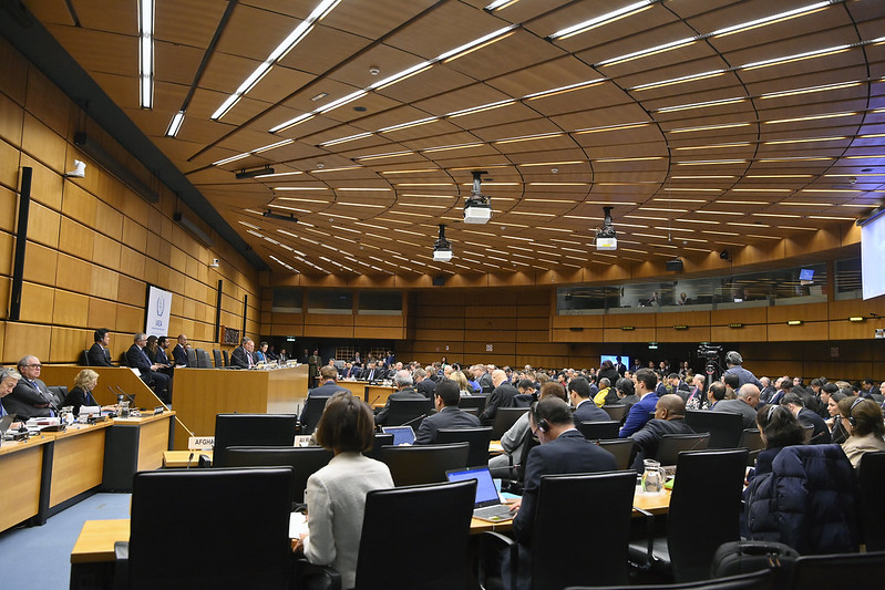 Day 2 @iaeaorg BoG session. 🇦🇲Del presented efforts to strengthen #NuclearSecurity in #Armenia, incl. DBT workshop & INSSP mission hosted in 2022 and coop w/ the #EU CBRN centers of excellence. No trafficking incident related to #Armenia was recorded in #ITDB since 2019.