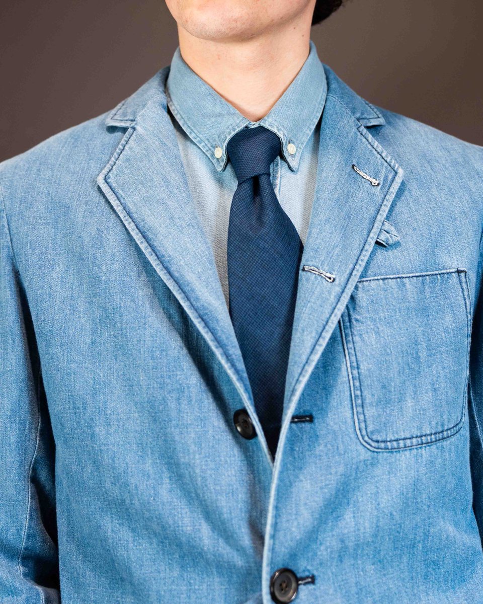 O_Spencer's tweet photo. We decided we wanted to break this mould by creating a denim suit made from the softest indigo-dyed cotton we could find. And so that's what we did.

Read more here -https://t.co/Y1fGgj4eIL https://t.co/MPt5BvlNG6