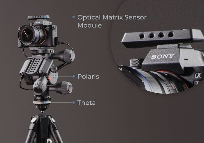 vwp_tomapon's tweet image. Benro Polarisに今度ThetaのオプションとしてローンチされるOptical Matrix Sensor Module を付ける事でホーリーグレイルに対応出来るとの事。結局Polaris単体では無理なのね。
動画は去年の皆既月食をPolarisに追尾させて露出ランピングはTimelapse+VIEWで行ったものです。#benropolaris