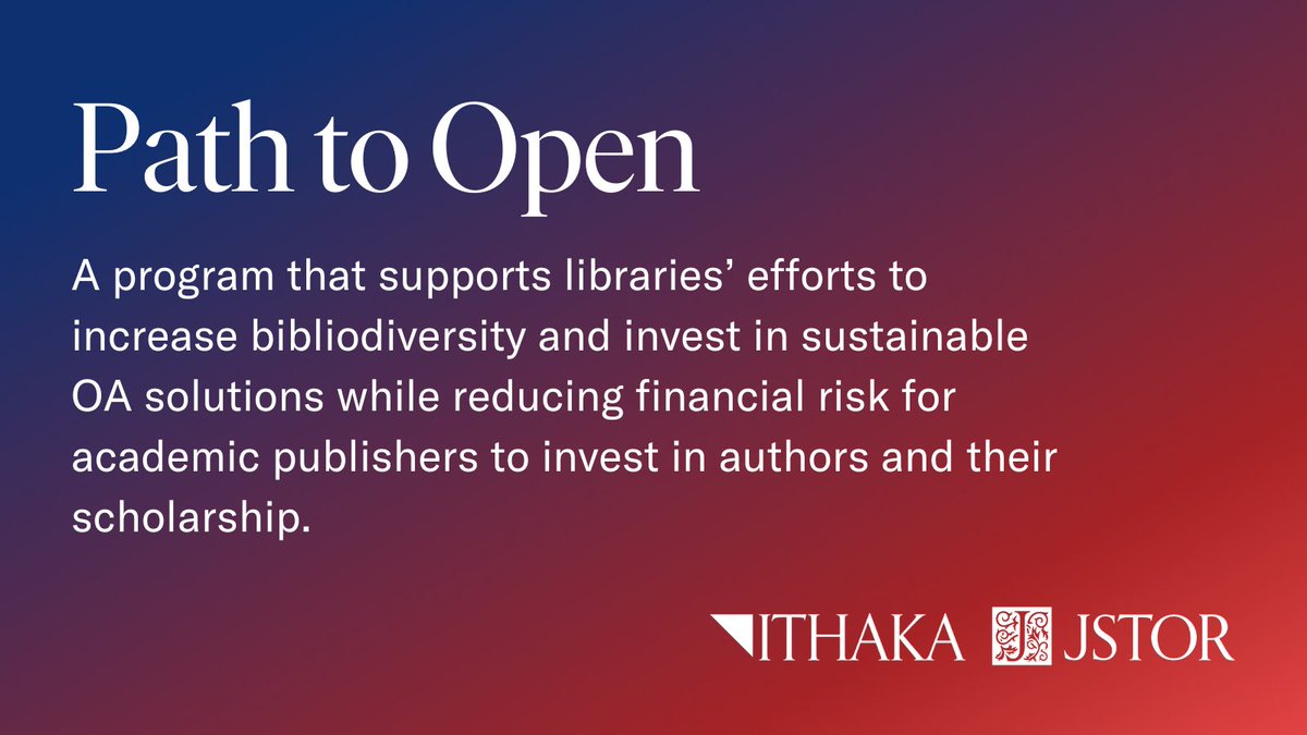 Since our last update, 6 more university presses have joined the Path to Open, including Hong Kong University Press, @UPColorado, @UnivNebPress, @UWiscPress, @ManchesterUP, and @AZPress. Shouldn’t you? Learn how you can join them on the #PathtoOpen: bit.ly/41R8ldt.