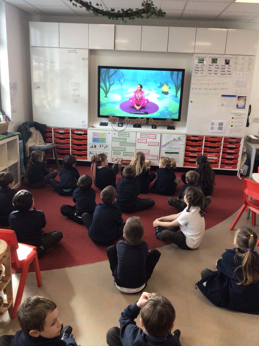 ysgolyddraig's tweet photo. #YYDRheidol enjoying some cosmic yoga. #YYDwellbeing https://t.co/SeYTOnYRgi