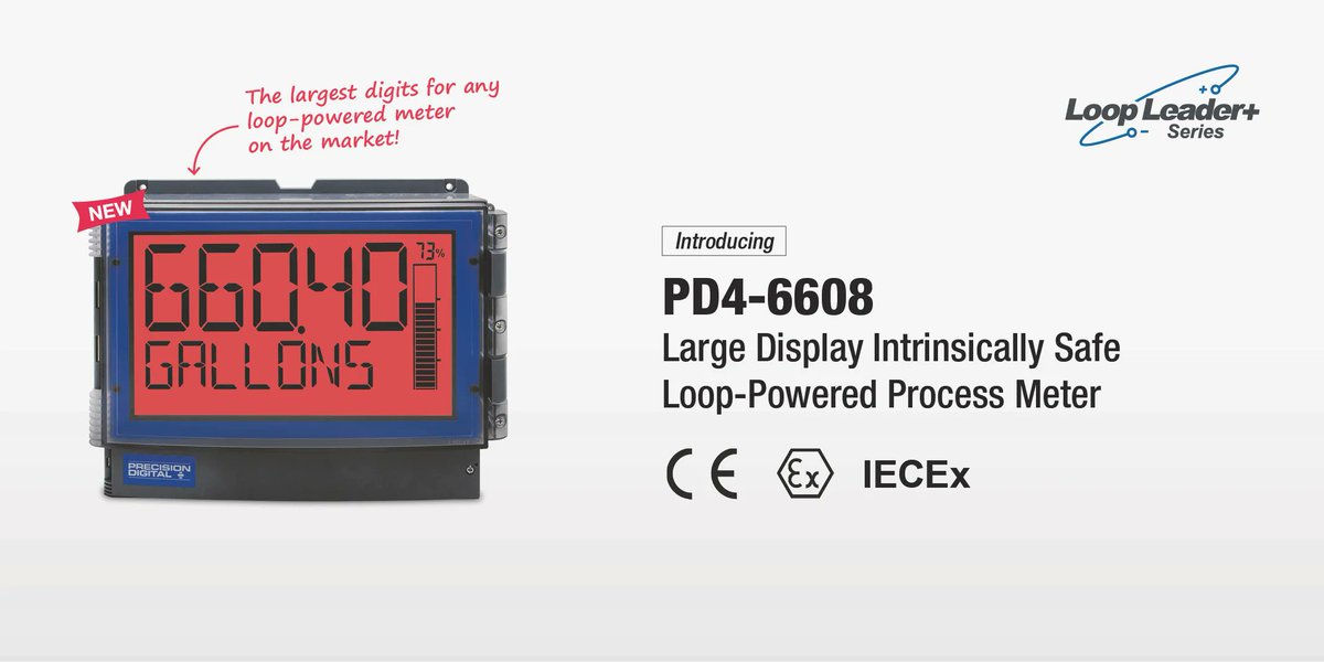 predigcorp's tweet photo. The PD4 Loop Leader+ series offers models with ATEX and IECEx approvals for intrinsic safety. Learn more now https://t.co/P5bavTSpLp https://t.co/JNA2bU3By5