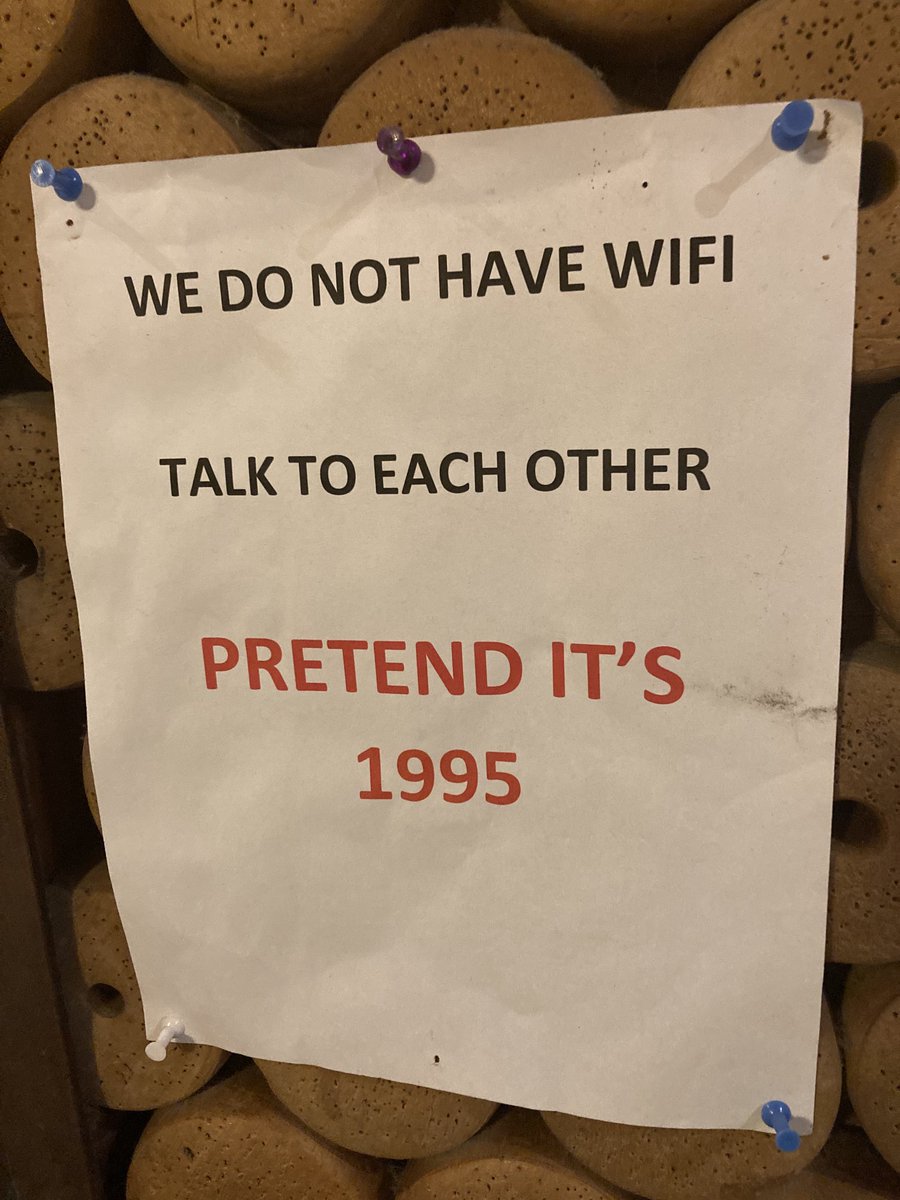 Saw this sign at st augustine restaurant.
