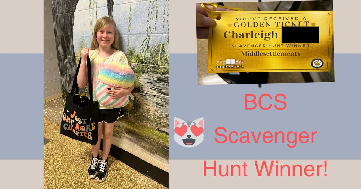 This Settler is very excited about winning a prize from @BC_Schools!