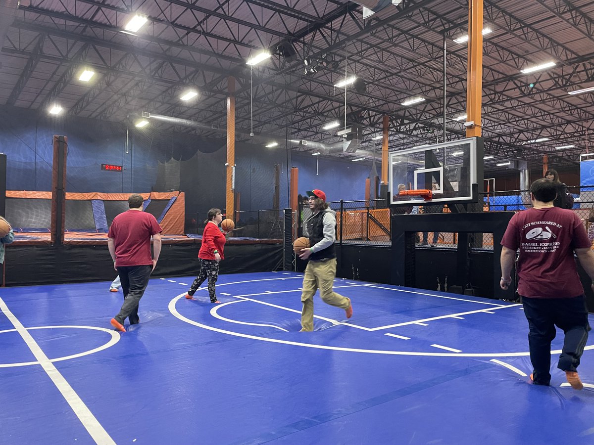 AutismComm's tweet image. We loved flying and jumping into the week last night at our March Club AC event! Want to meet new friends every month &amp;amp; try something new? Club AC is open to all ! Join us next for a Paintbar night and Day at Belmont Race Track! autismcommunities.org/club-ac/ #autismcommunities #clubac