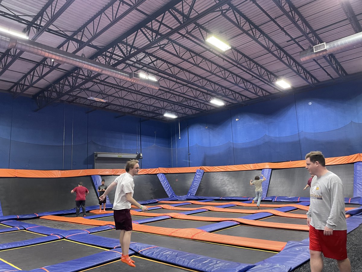 AutismComm's tweet image. We loved flying and jumping into the week last night at our March Club AC event! Want to meet new friends every month &amp;amp; try something new? Club AC is open to all ! Join us next for a Paintbar night and Day at Belmont Race Track! autismcommunities.org/club-ac/ #autismcommunities #clubac