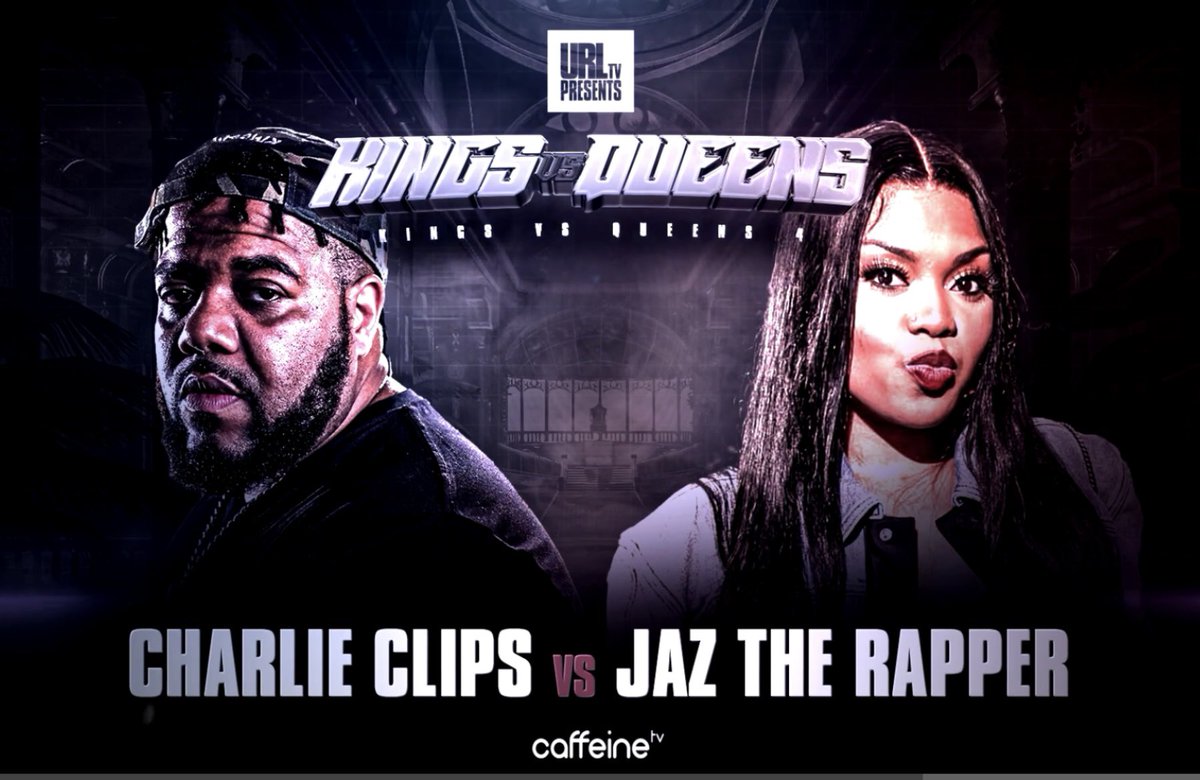 JazTheRapper's tweet photo. Y’all ready to shake shit up again ? 😁… JAZ THE RAPPER vs CHARLIE CLIPS !!! 

⏰⏰⏰ 

Live on Caffeine. 3pm EST 

🎟️ https://t.co/WXeprwNFYL https://t.co/IVIPSLusHk