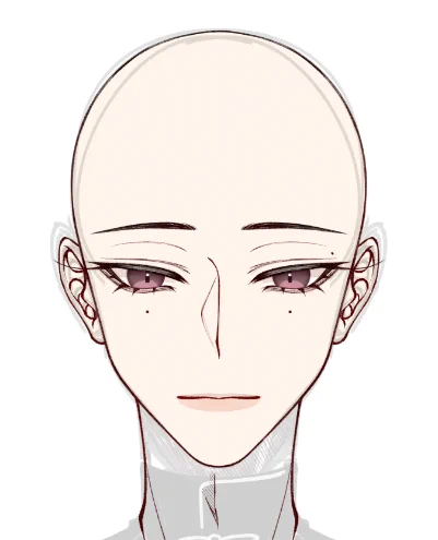my early stage vtuber models with flat colors are so damn ugly it discourages me to continue LMFAO this man needs his hair ASAP.............. 