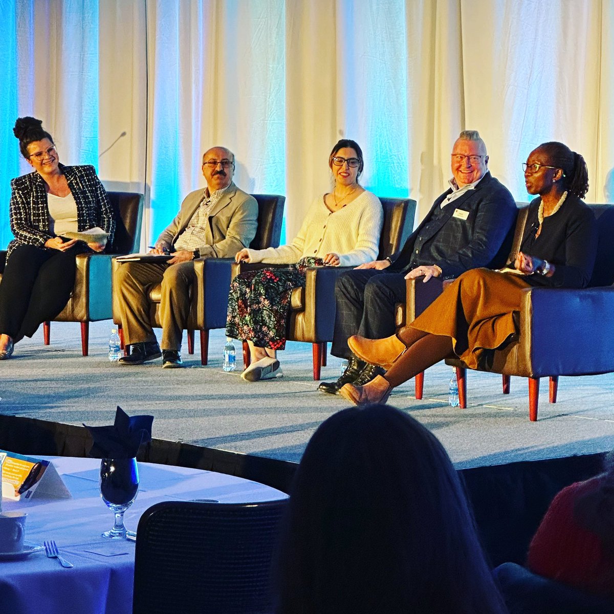 “We need each other.” -Mike Arntson, Plant Manager, Cardinal IG (Regarding new Americans in the workforce.)

A special thank you to Dr. Azad Berwari, Ibtissem Belmihoub, Mike Arntson and Laetitia Mizero Hellerud regarding this morning’s Eggs and Issues.

#fmwfeggs <a href="/FMWFChamber/">FMWF Chamber</a>