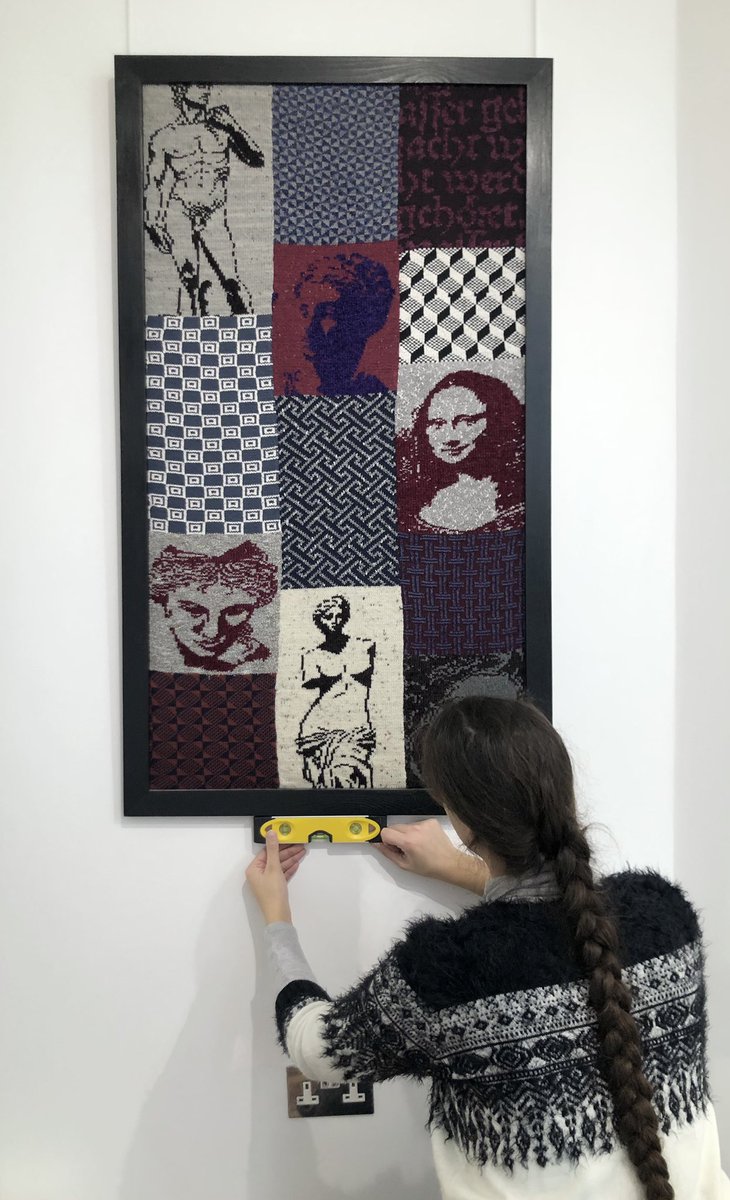 CamImageGallery's tweet photo. Installing ‘Art in the Making’ 

The exhibition will be on display between 8th - 11th March. Open 11am - 6pm.
Evening reception: Wednesday 8th March, 6-8pm

Knitwear designs by @PennyBurdett 

#camden #image #gallery #knitwear #knitweardesigns #wearableart https://t.co/GxWlE9Hubd