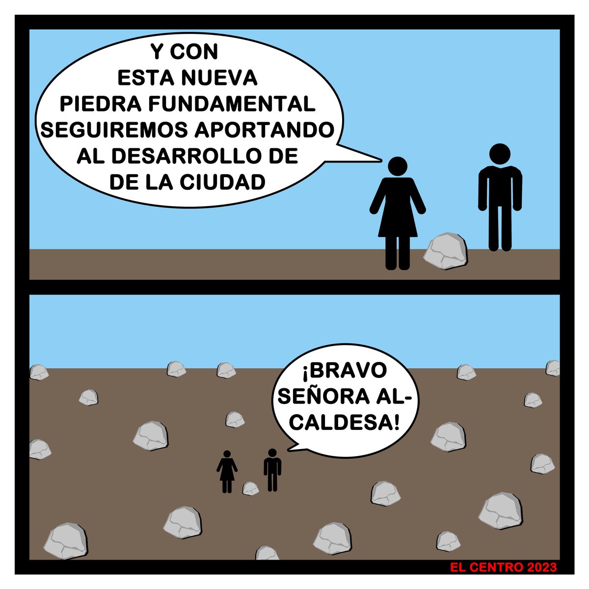 elcentrobolivia's tweet photo. El regreso a la era de las piedras fundamentales #HumorGráfico #PeriodismoIconográfico #Política #Bolivia #MalaGestión #AdministraciónPública #PiedraFundamental #Disimulo #Efemérides #GobiernosSubdepartamentales #Municipios #Transparencia #Burocracia #Demagogia https://t.co/lJHqo2kTVy