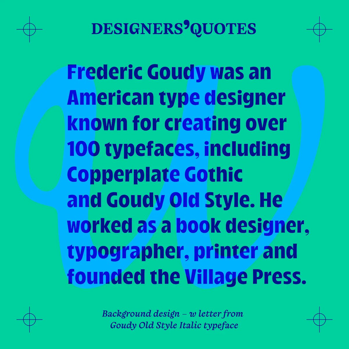 ArtGrootfontein's tweet photo. The #DesignersQuotes series features inspiring quotes from renowned designers, aimed at motivating and sparking creativity in the design community.
#PierreFaucheux #BookDesign #GraphicDesign https://t.co/GtTLxjhsmv