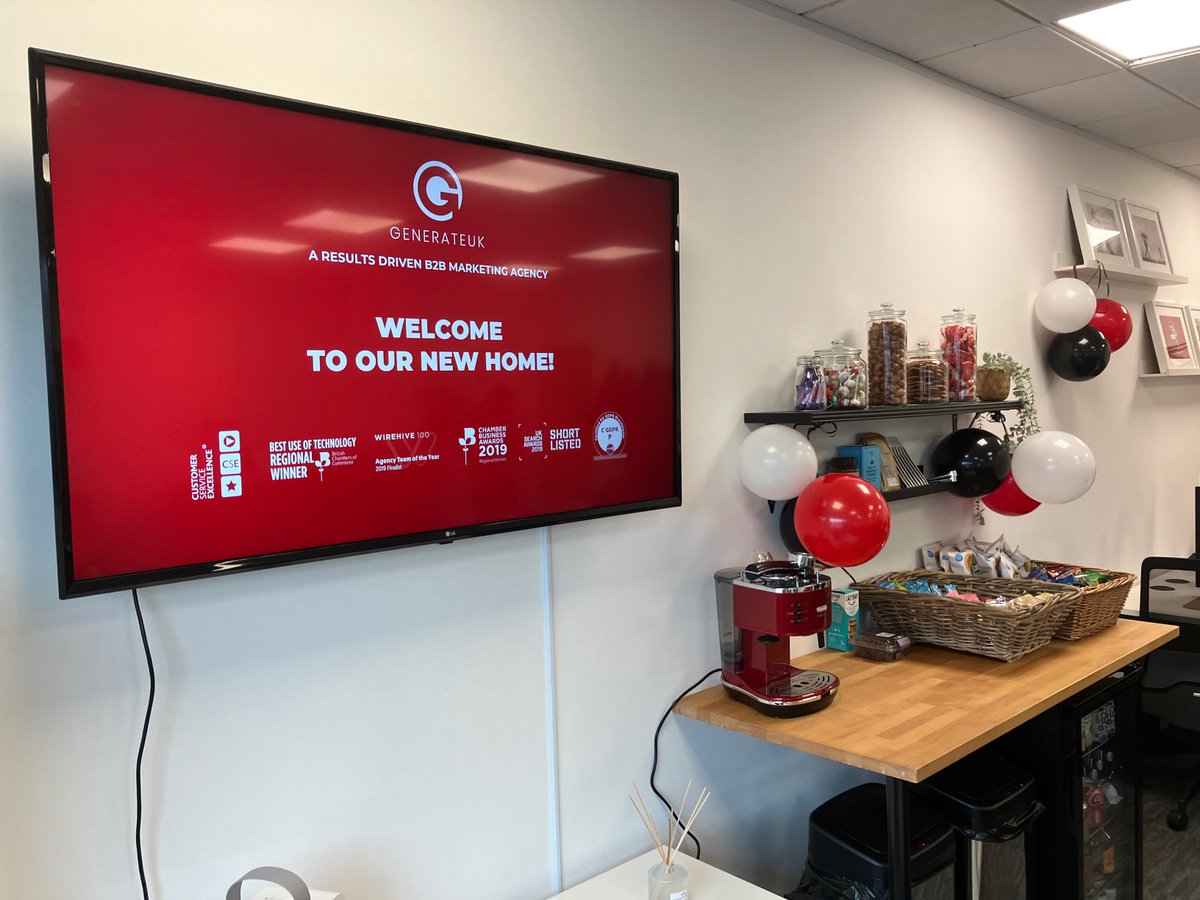 Today we welcomed the team to our new home 😍

The new office is open for business, and we look forward to inviting you all soon!