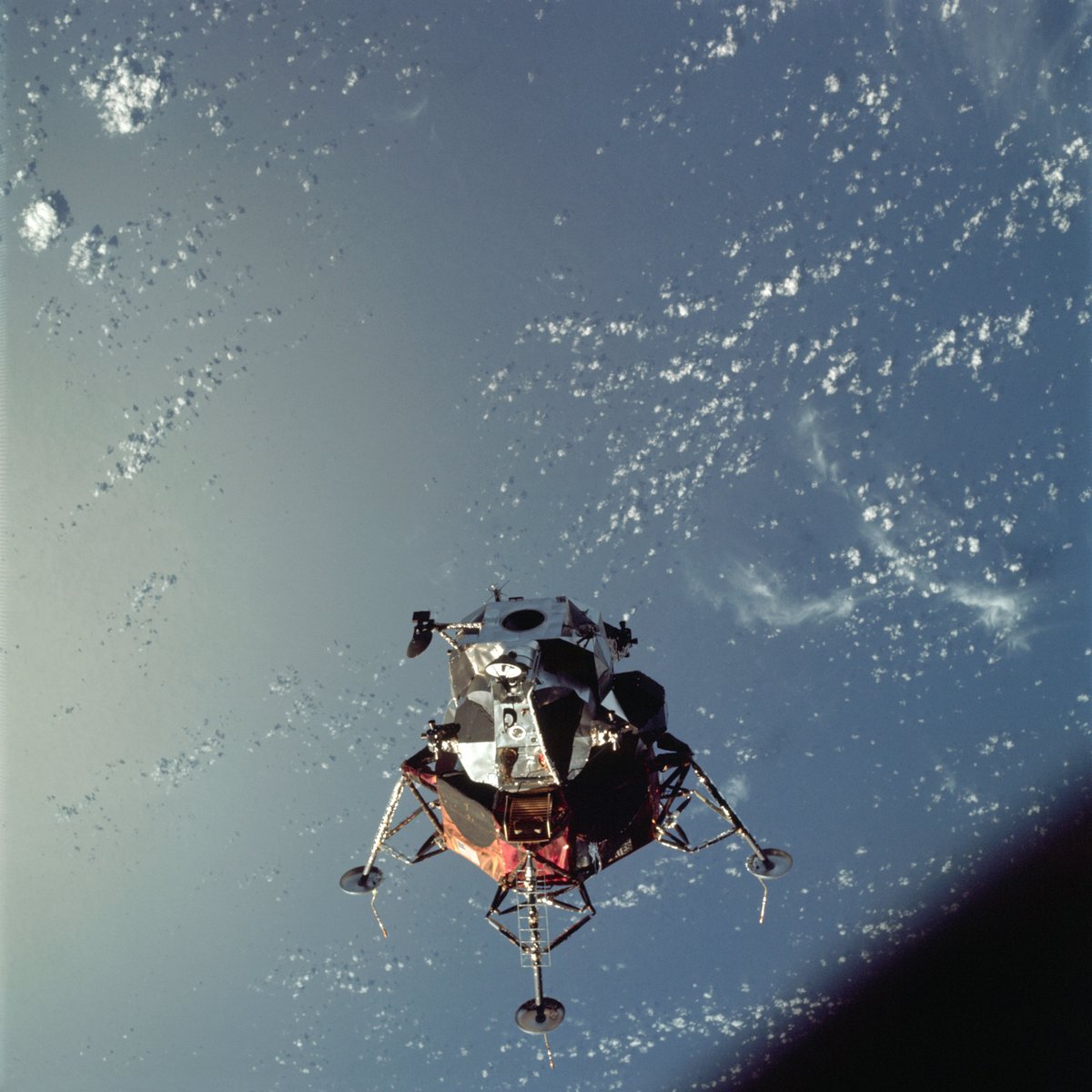 NASAhistory's tweet image. It&apos;s #TriviaTuesday! Many people know that the Apollo 11 lunar module (LM) was called Eagle, but what was the name of the Apollo 9 LM, that had its first crewed flight while in Earth orbit on this day in 1969?